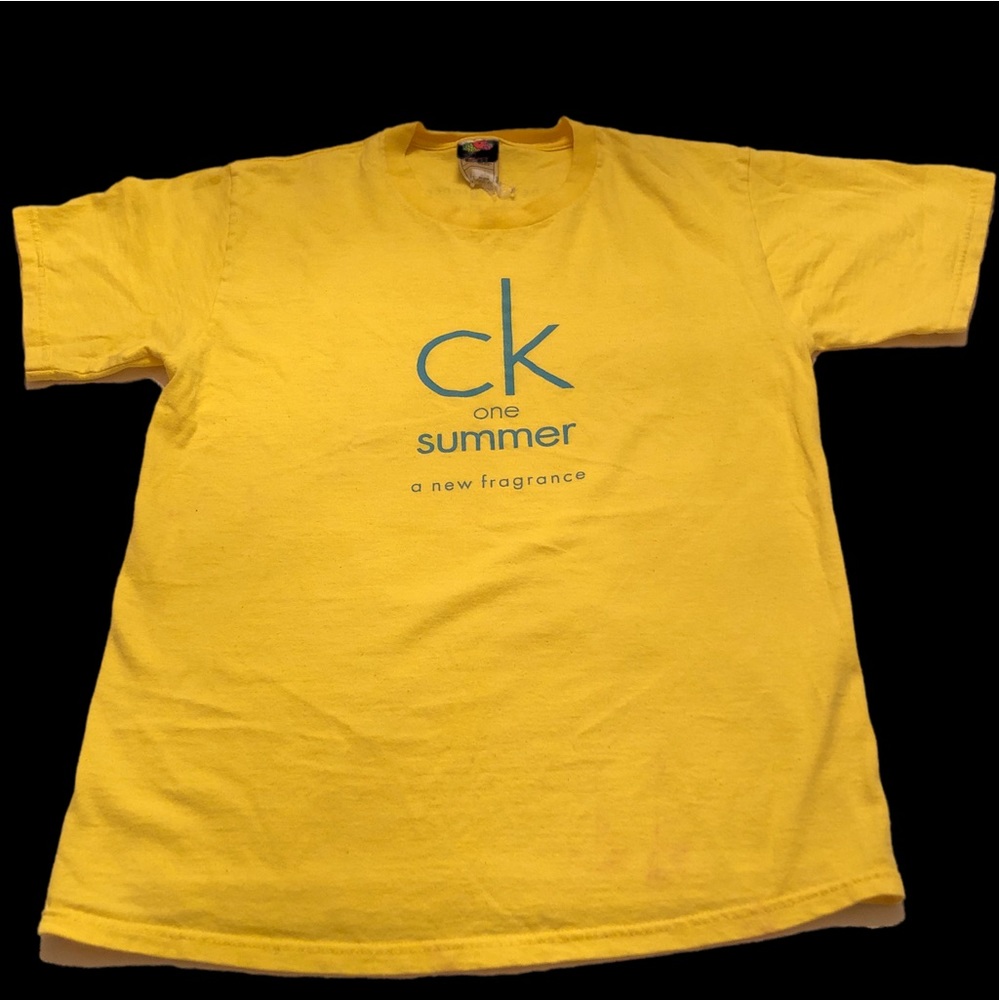 Calvin Klein CK one perfume t-shirt